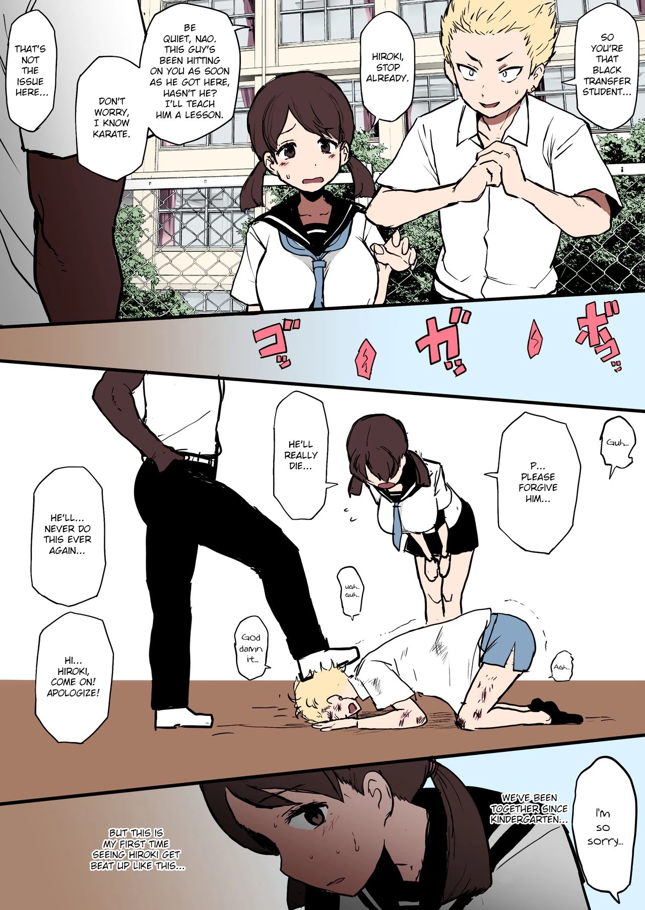 Kokujin no Tenkousei NTR ru (Color)