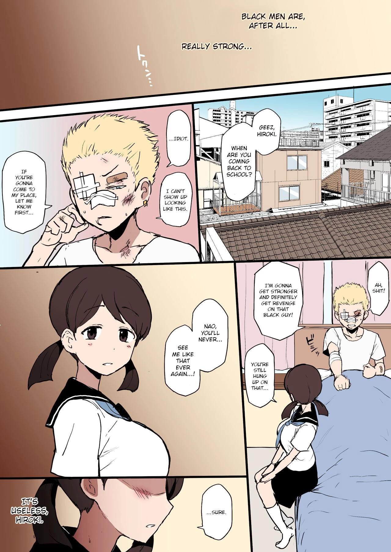 Kokujin no Tenkousei NTR ru (Color) image number 1