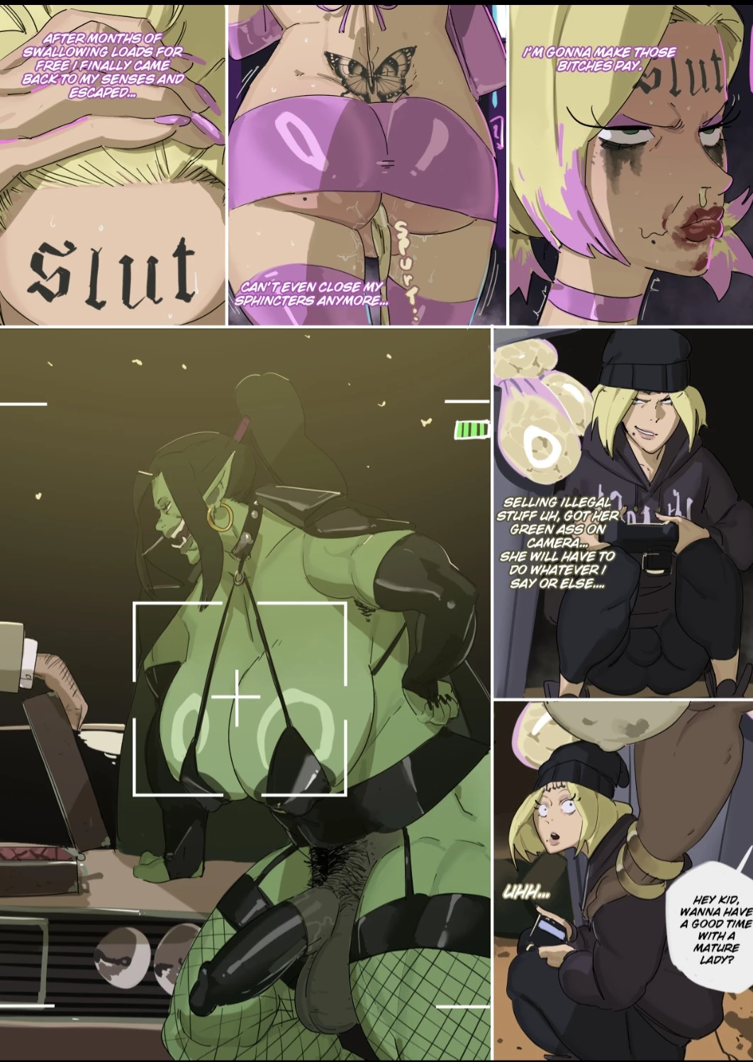 A femboy was humiliation making orc futa and other futa women but he now wants revenge but it Backfired