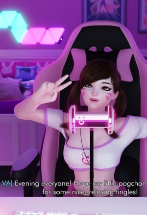 Beeg3D - D.VA ASMR Stream porn comic