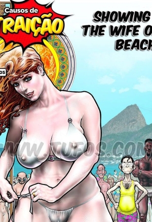 Stories Of Betrayal 5 - Showing off the wife on the beach - english