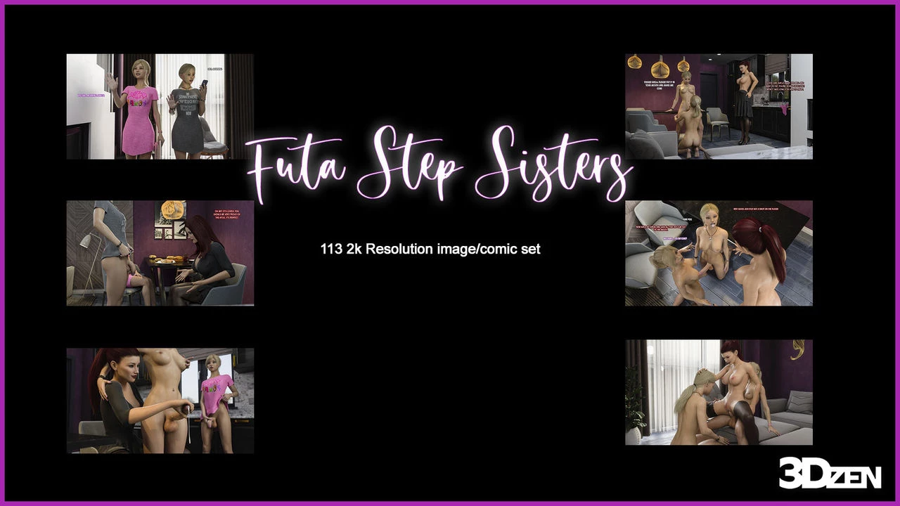 Futa Step Sisters 1 - Futa Twins image number 1