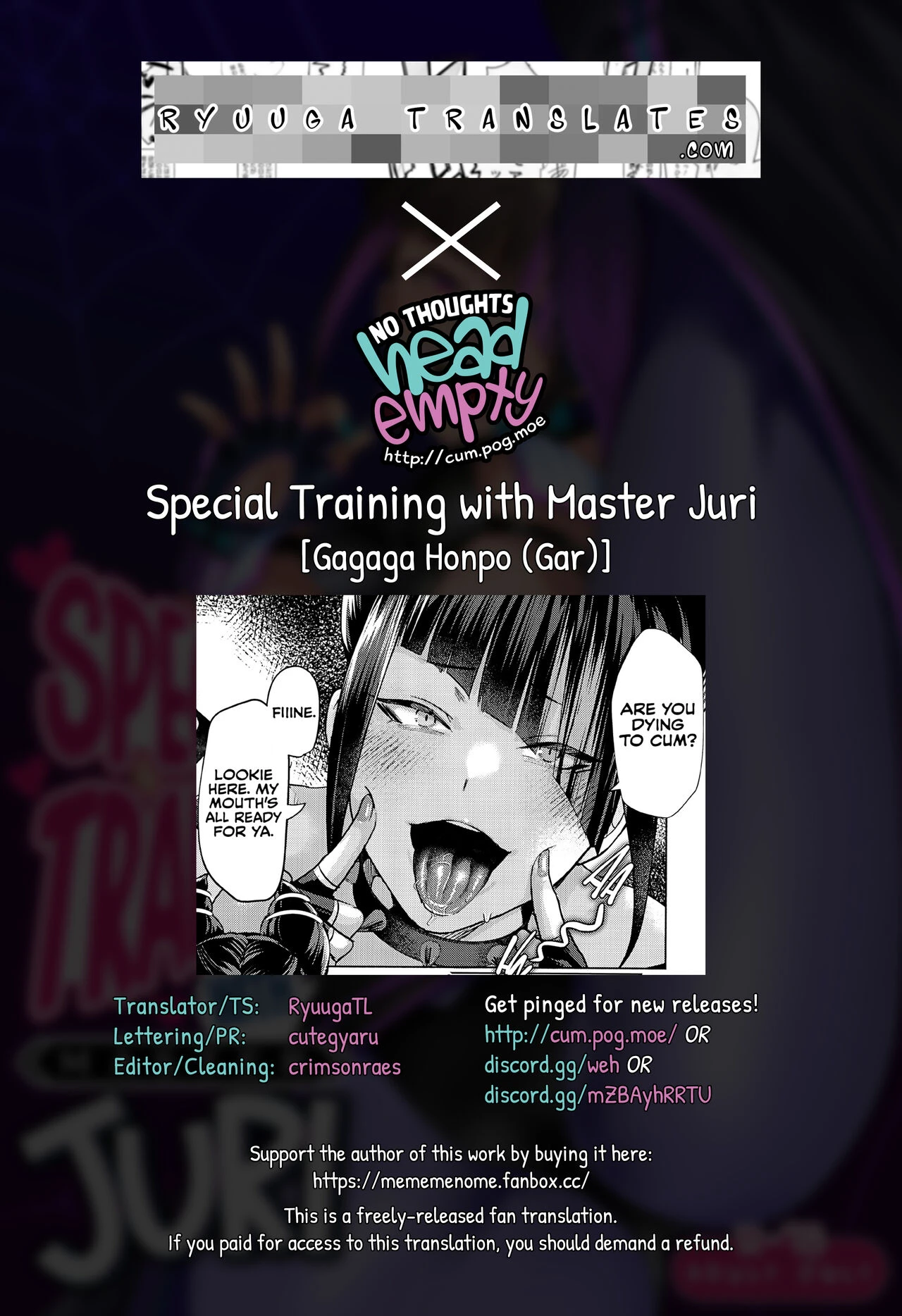 Special Training With Master Juri Juri Shishou ni Tokkun Shite Morau Hon image number 24