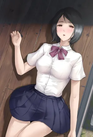 The gaze from old man next door is bothering me...  Tonari no Oji-san no Shisen ga ki ni Natte?