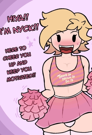 Femboy cheerleader