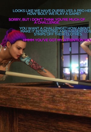 Intrigue3d - Cue Stick and Dick porn comic