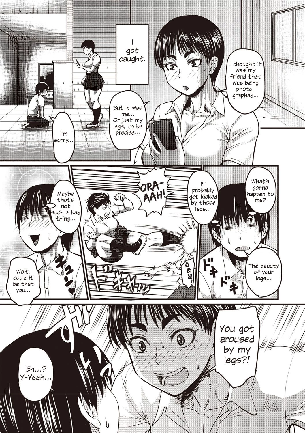 Thick and Strong Legs are Beautiful Bikyaku to wa Futoku Takumashiku image number 2
