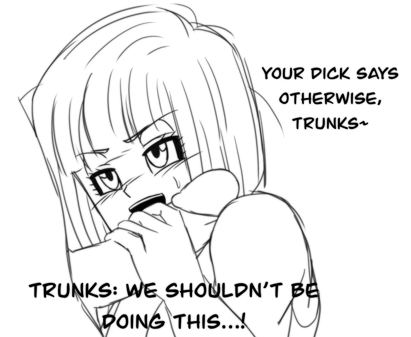 Future Trunks and Bulma image number 13