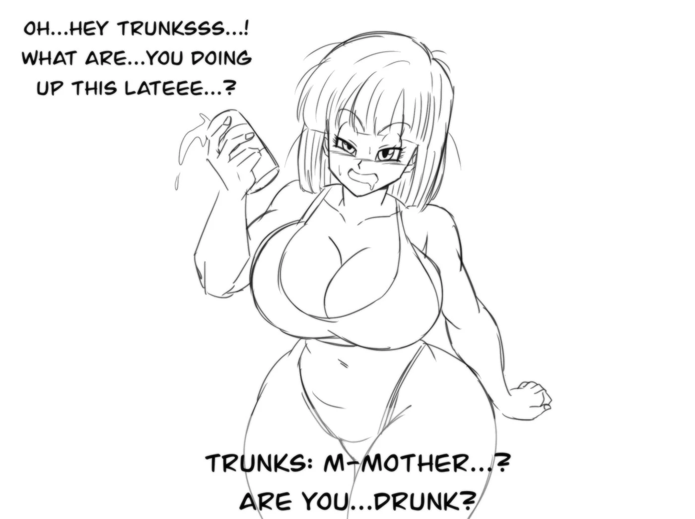 Future Trunks and Bulma image number 1