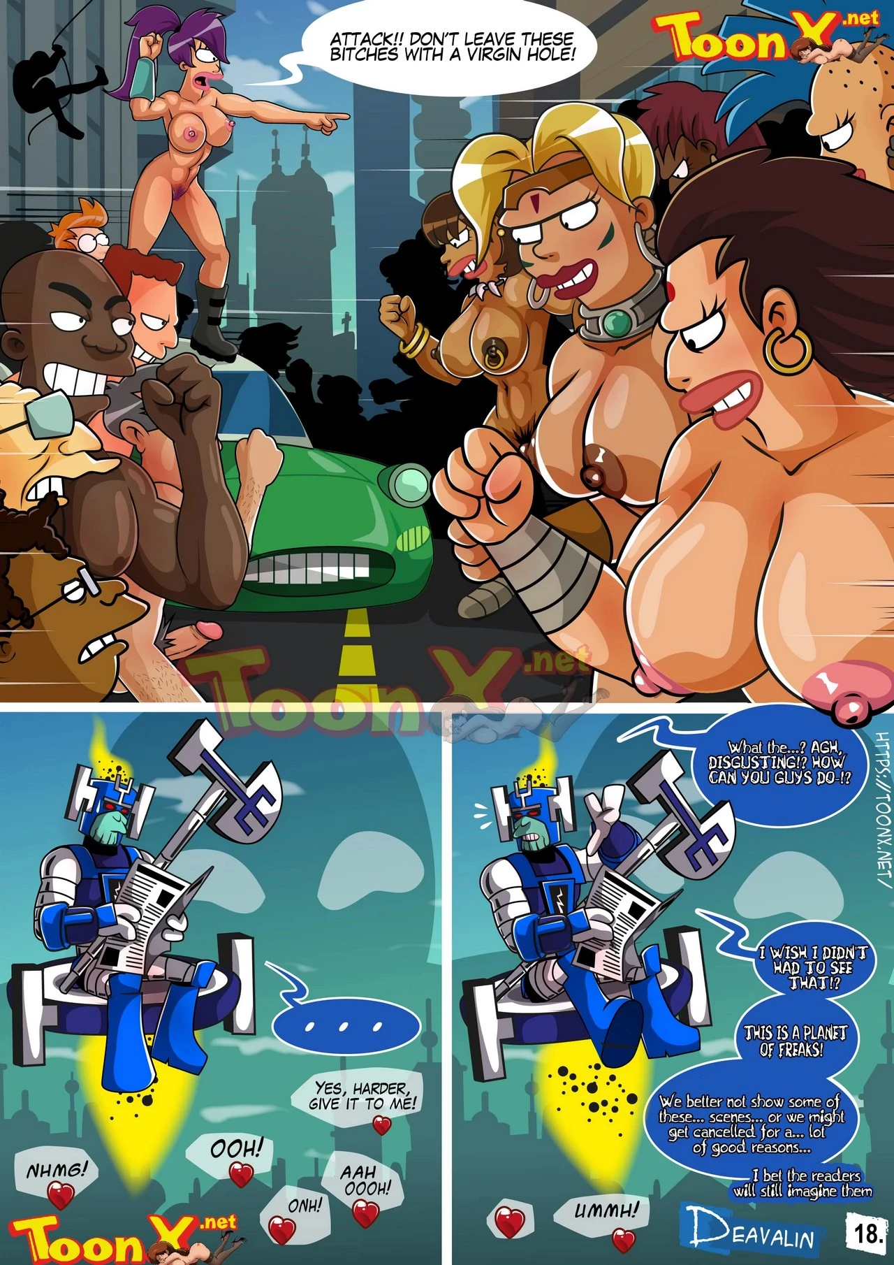 Fuckturama 2 - A Sex to Death With The Amazons image number 18