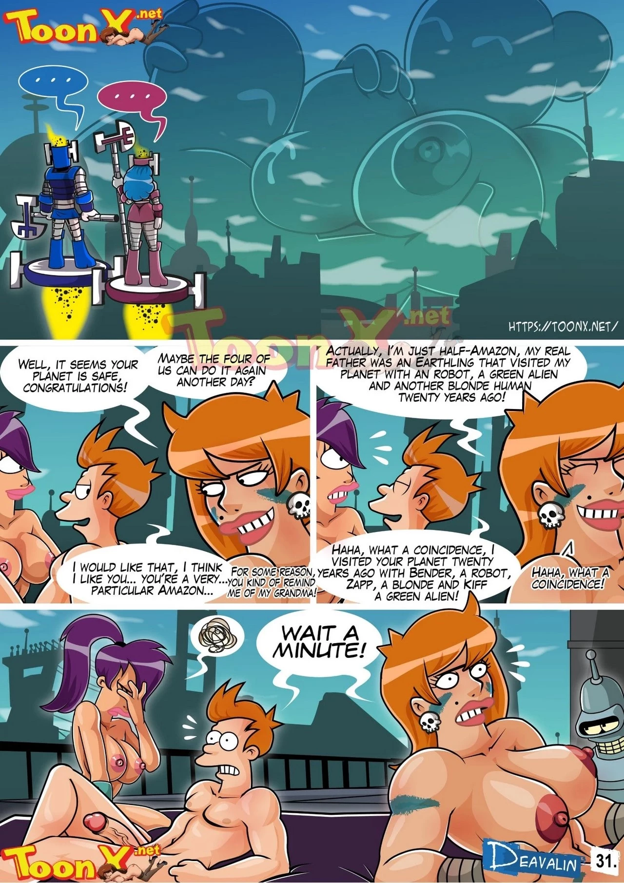 Fuckturama 2 - A Sex to Death With The Amazons image number 32