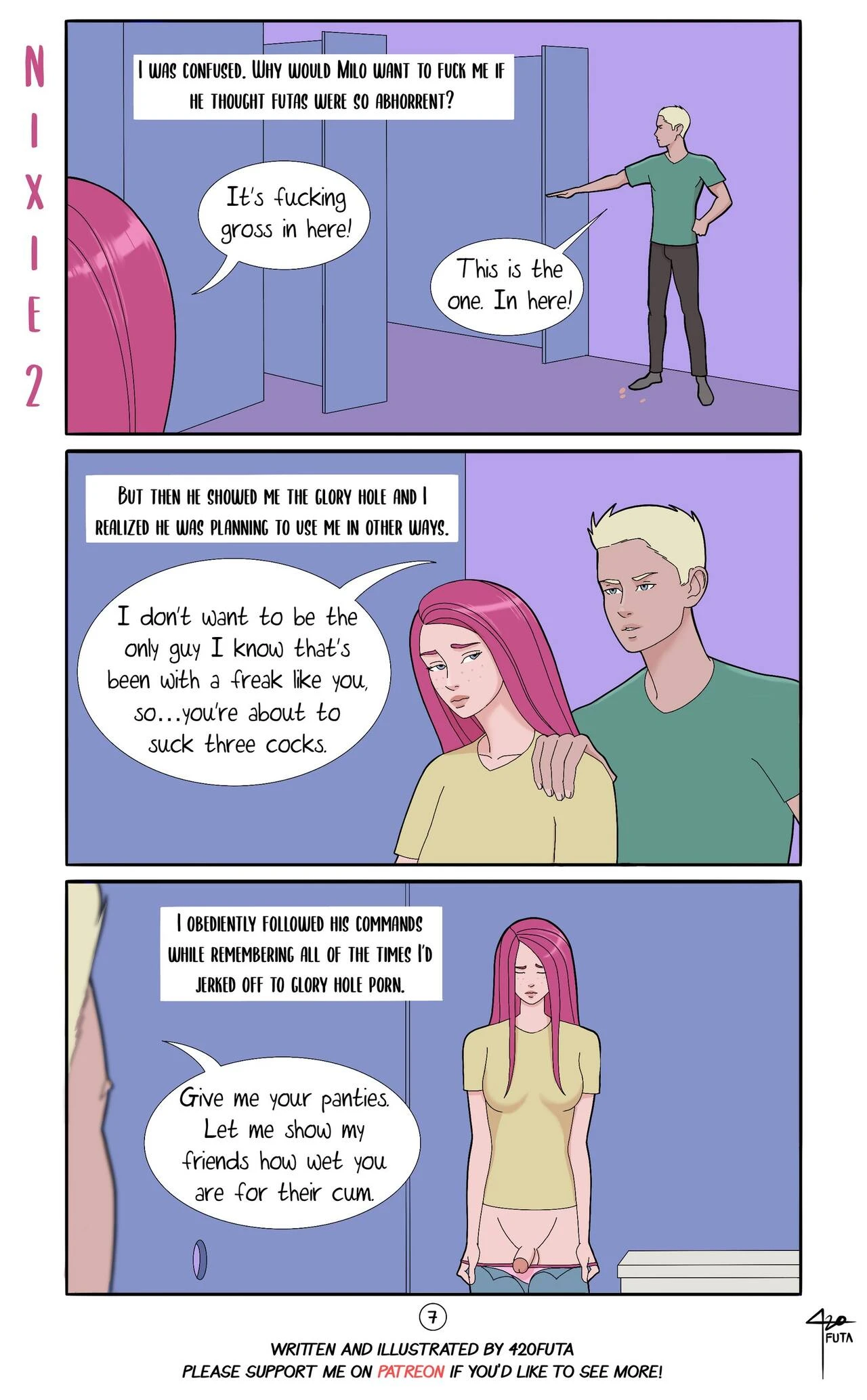 Innocent Futas Sexual Awakening Ch. 2 image number 6