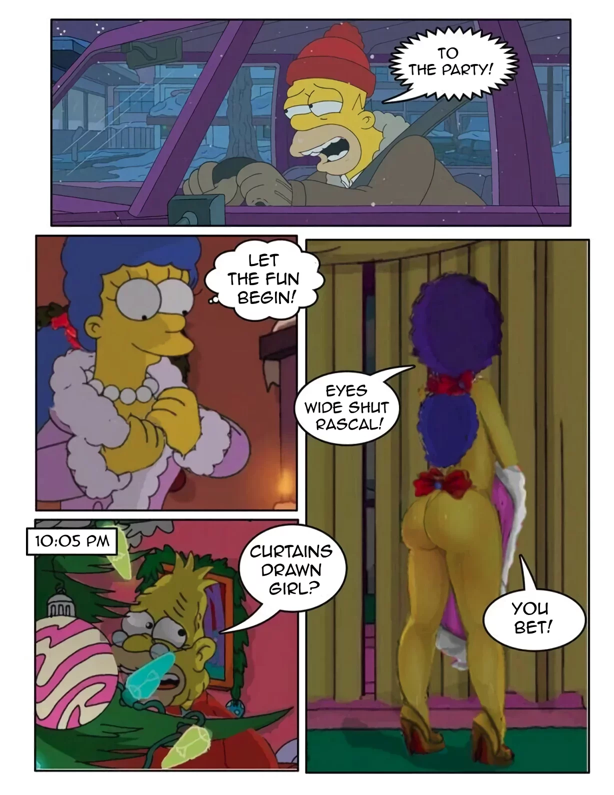 Sexy Christmas 1 Simpsons Comics IToonEAXXX - 5.1 - english porn comic image number 4