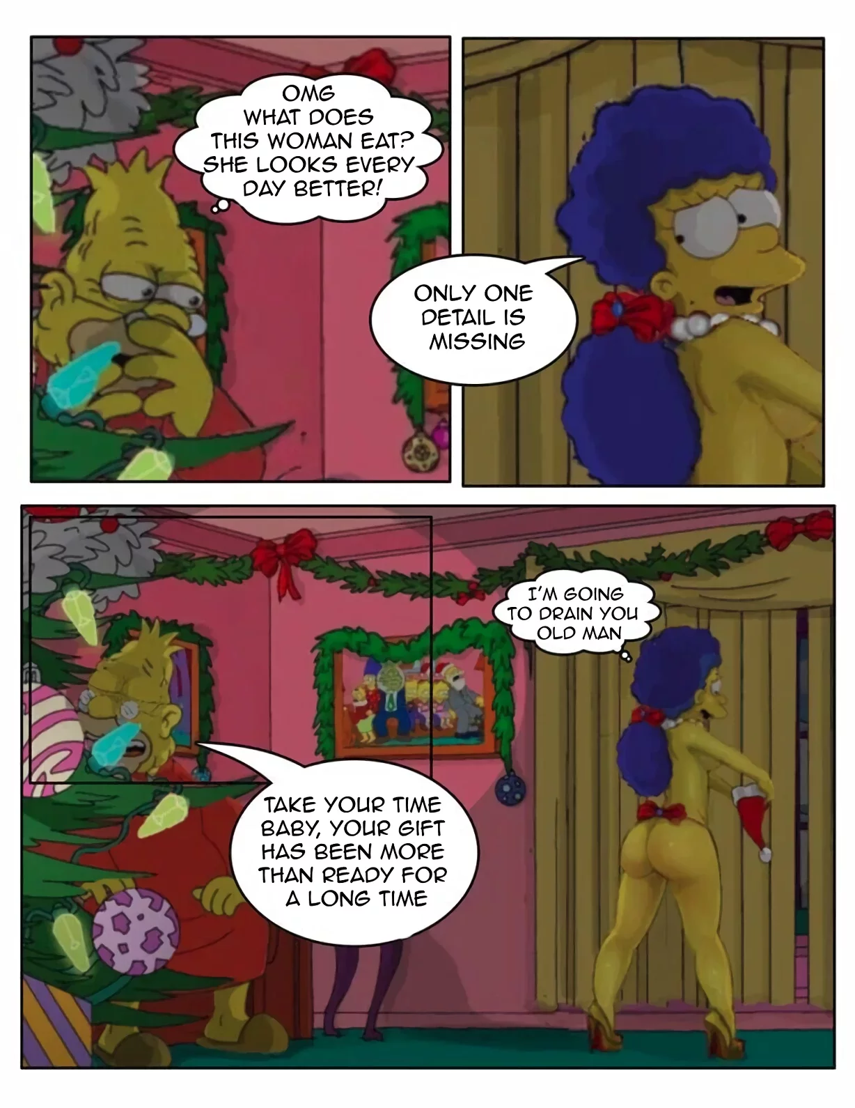 Sexy Christmas 1 Simpsons Comics IToonEAXXX - 5.1 - english porn comic image number 5