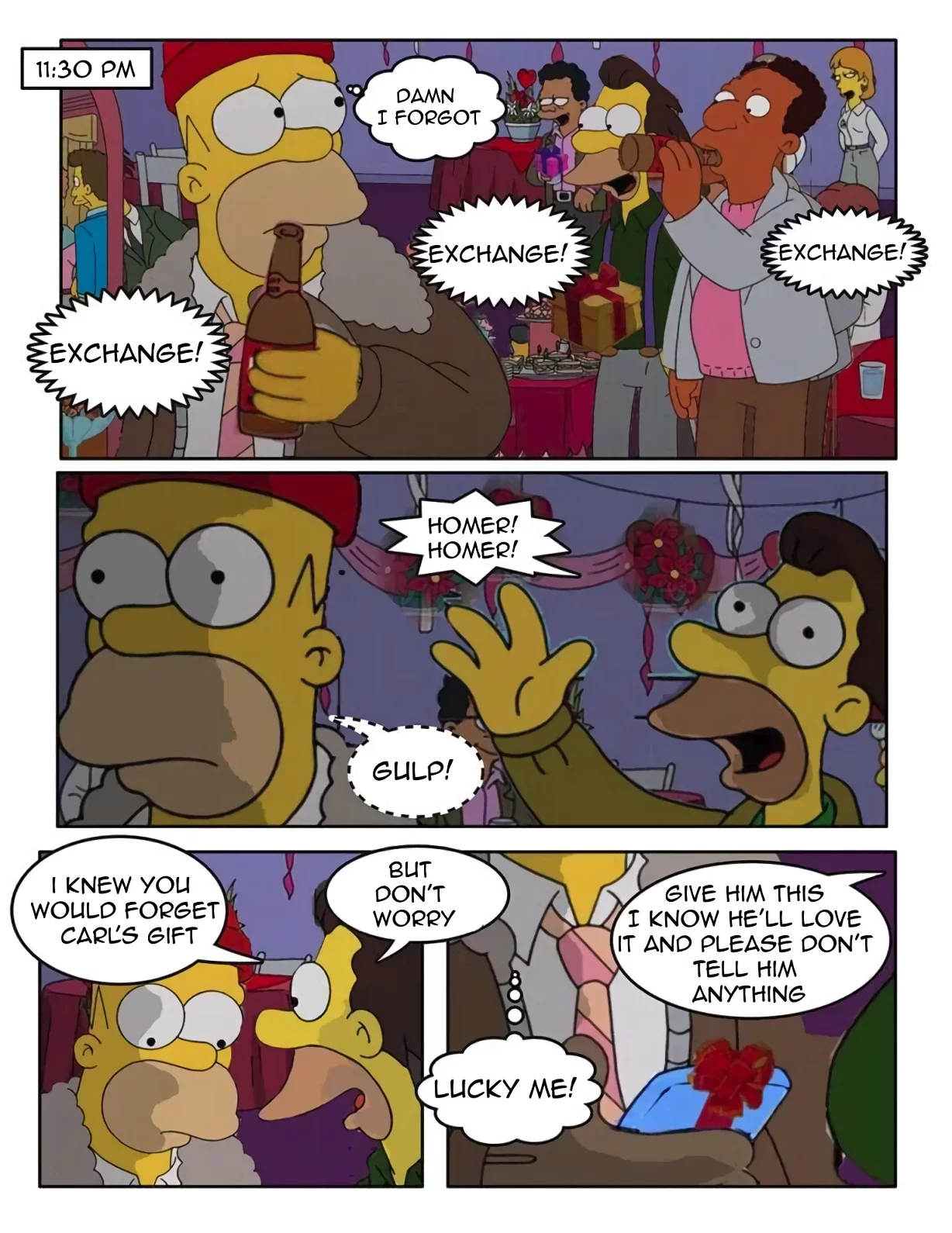 Sexy Christmas 1 Simpsons Comics IToonEAXXX - 5.1 - english porn comic image number 8