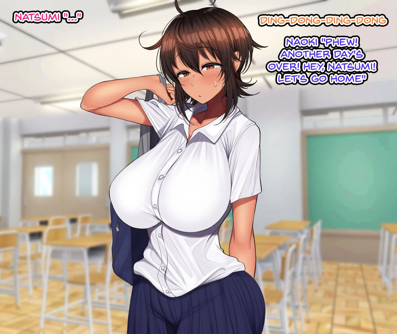 A Story About Having Sex With a Girl That Acts Like Its No Big Deal Since We Are Like Guy Friends  Otoko Tomodachi Mitai na Onna Tomodachi to Atarimae no You ni Sex mo Shimakutteru Ohanashi image number 243
