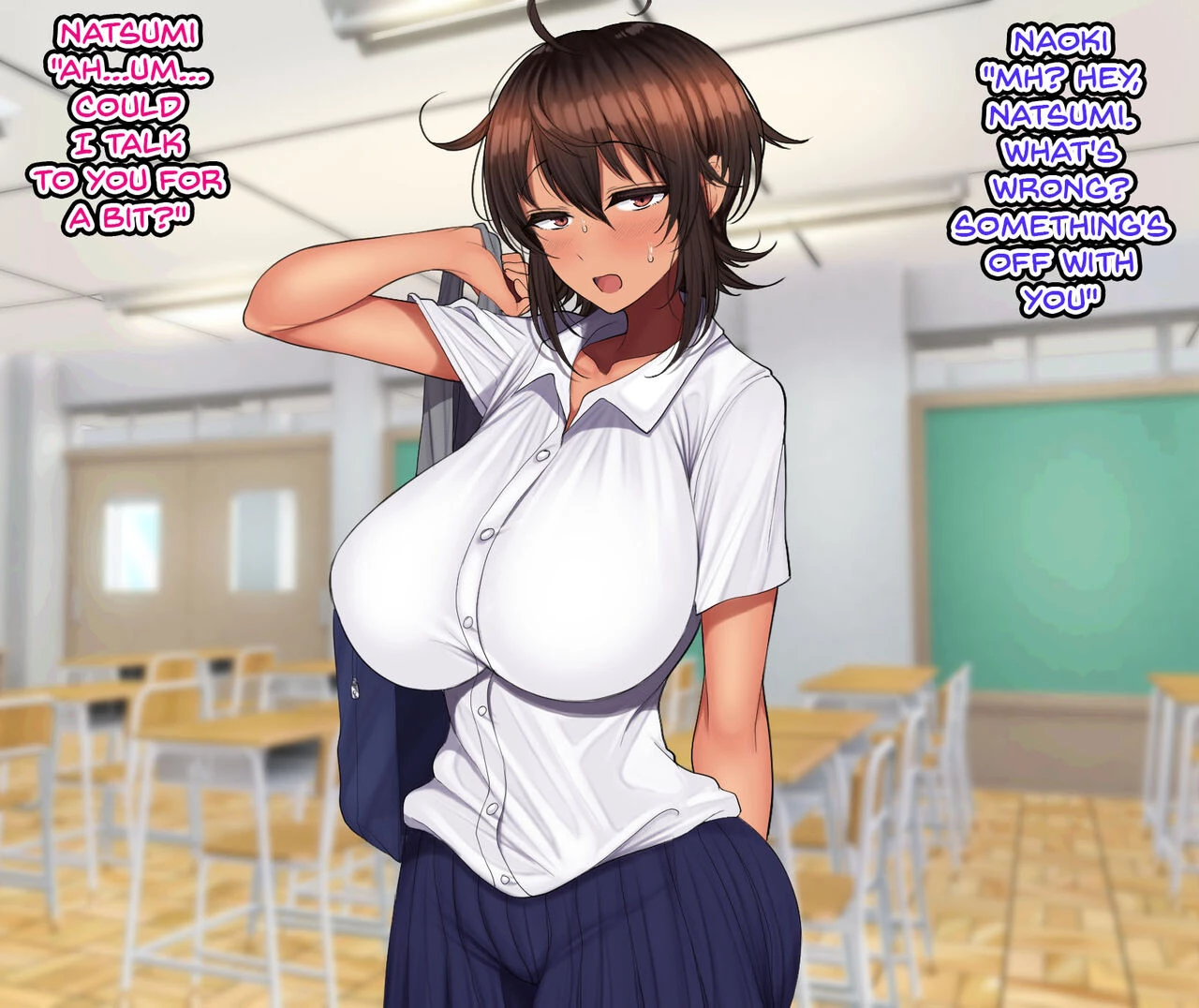 A Story About Having Sex With a Girl That Acts Like Its No Big Deal Since We Are Like Guy Friends  Otoko Tomodachi Mitai na Onna Tomodachi to Atarimae no You ni Sex mo Shimakutteru Ohanashi image number 244