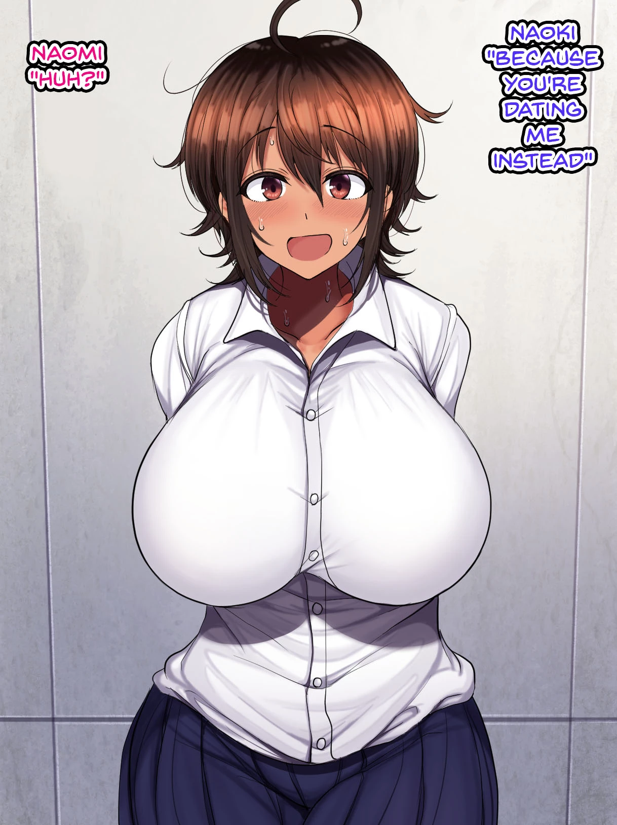 A Story About Having Sex With a Girl That Acts Like Its No Big Deal Since We Are Like Guy Friends  Otoko Tomodachi Mitai na Onna Tomodachi to Atarimae no You ni Sex mo Shimakutteru Ohanashi image number 255