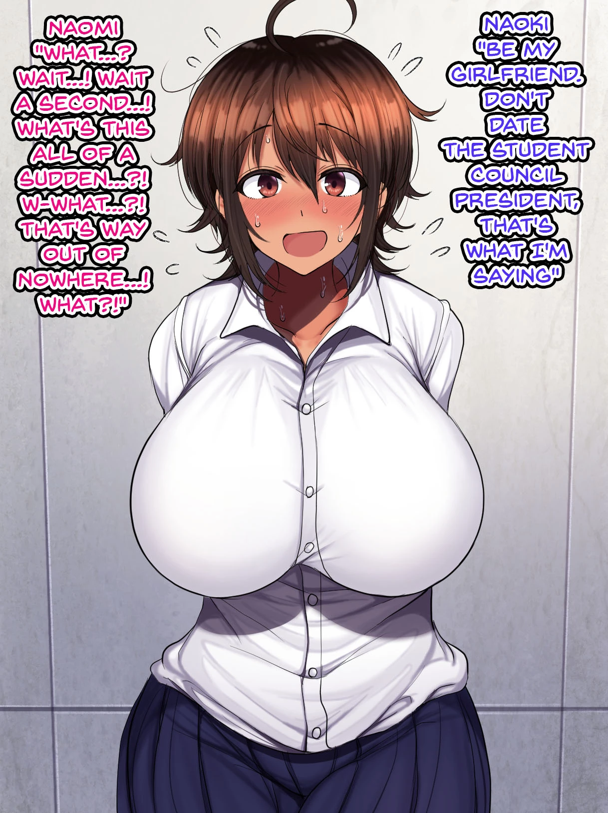 A Story About Having Sex With a Girl That Acts Like Its No Big Deal Since We Are Like Guy Friends  Otoko Tomodachi Mitai na Onna Tomodachi to Atarimae no You ni Sex mo Shimakutteru Ohanashi image number 256