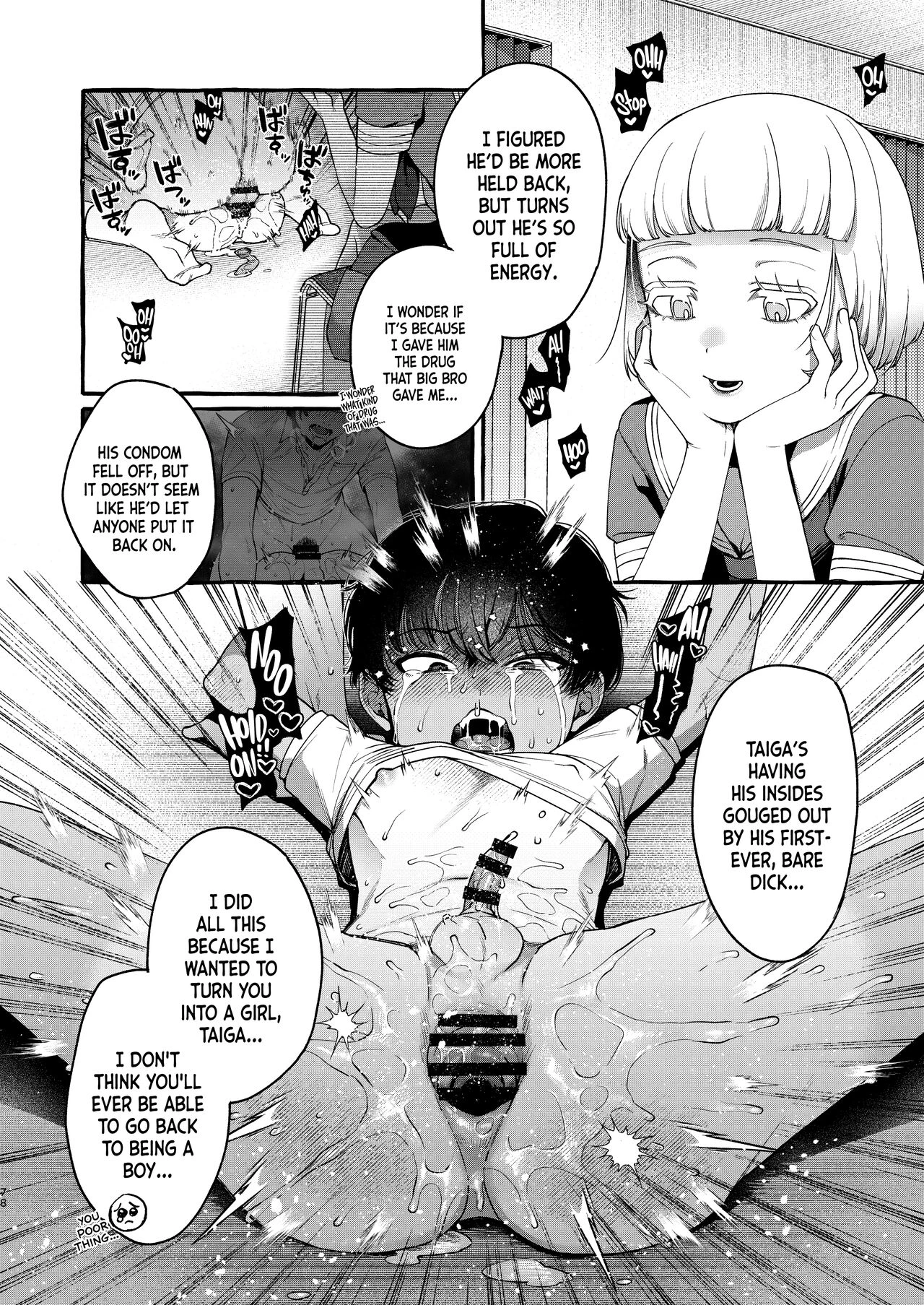 Teaching the Bully a Lesson Until He Turns Into a Girl  Ijimekko o Wakarasete Onnanoko ni Suru made image number 76