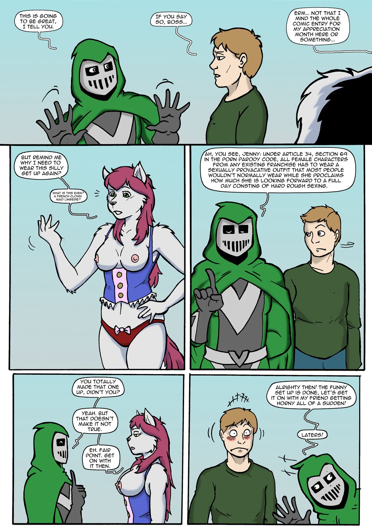 Yet Another Porn Parody Comic in the Making