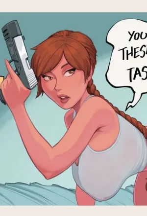 Lara Croft in Shoot