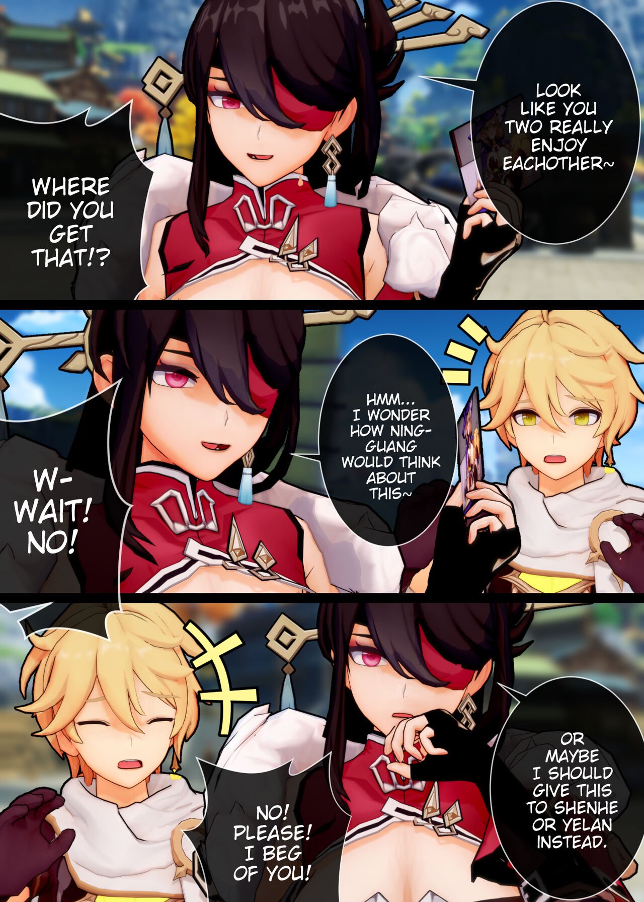 ActualE - Please, Beidou-san! I beg of you! (Genshin Impact) English Decensored image number 3