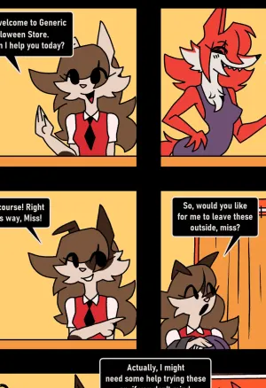 Akki the Halloween Store Worker!