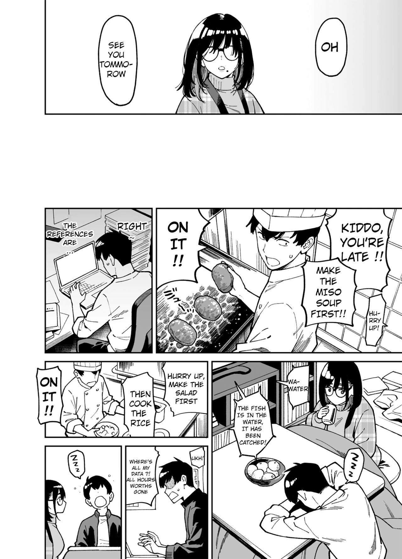 Comforted by the Sloppy Girl next door 2  Otonari no Darashina Onee-san ni Nagusamerareru Hanashi 2 image number 10