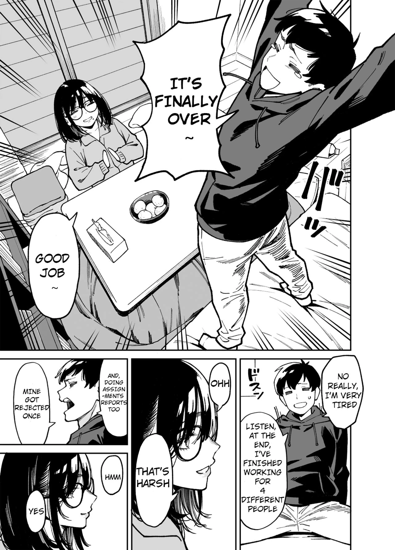 Comforted by the Sloppy Girl next door 2  Otonari no Darashina Onee-san ni Nagusamerareru Hanashi 2 image number 13