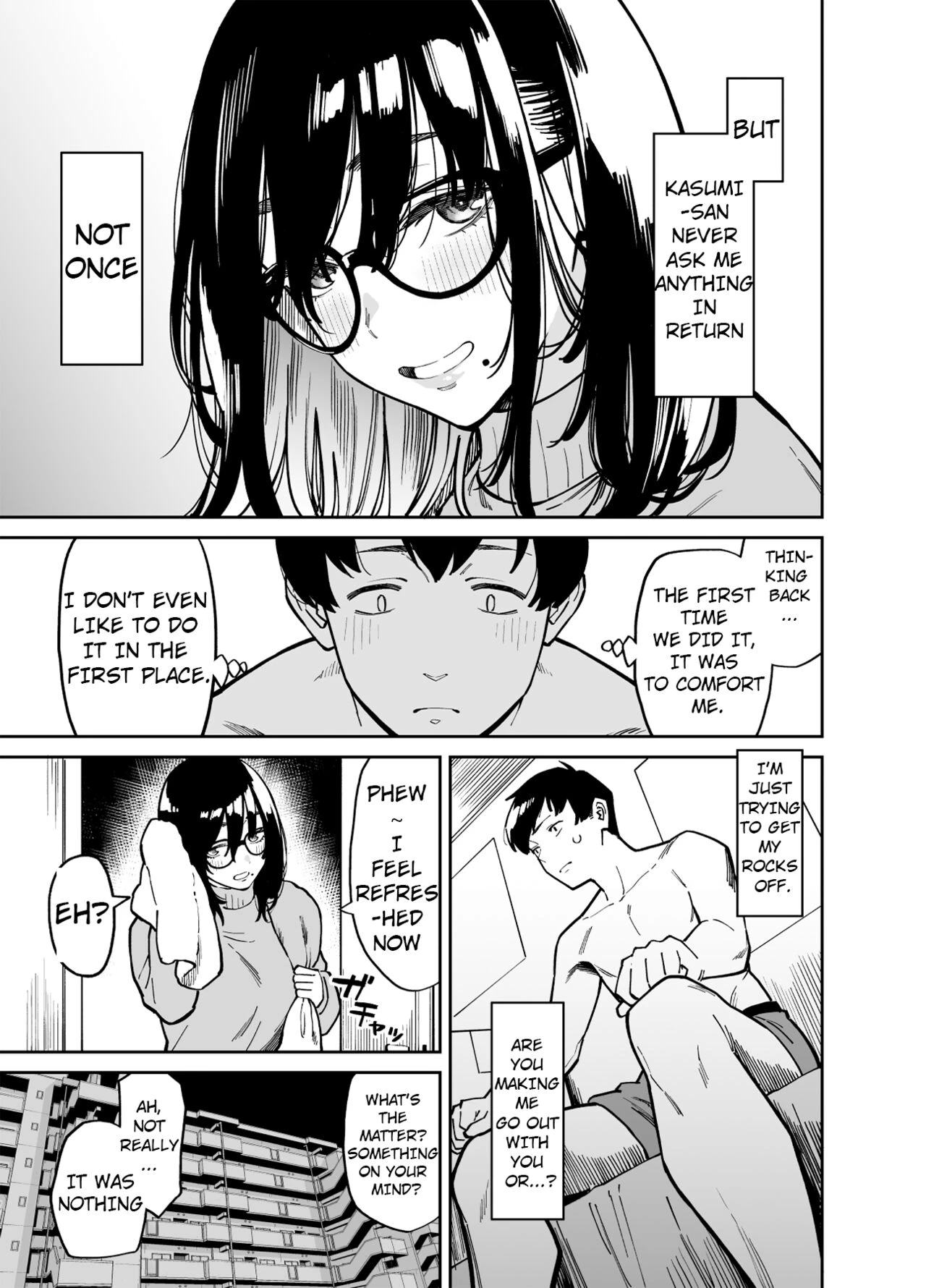 Comforted by the Sloppy Girl next door 2  Otonari no Darashina Onee-san ni Nagusamerareru Hanashi 2 image number 7