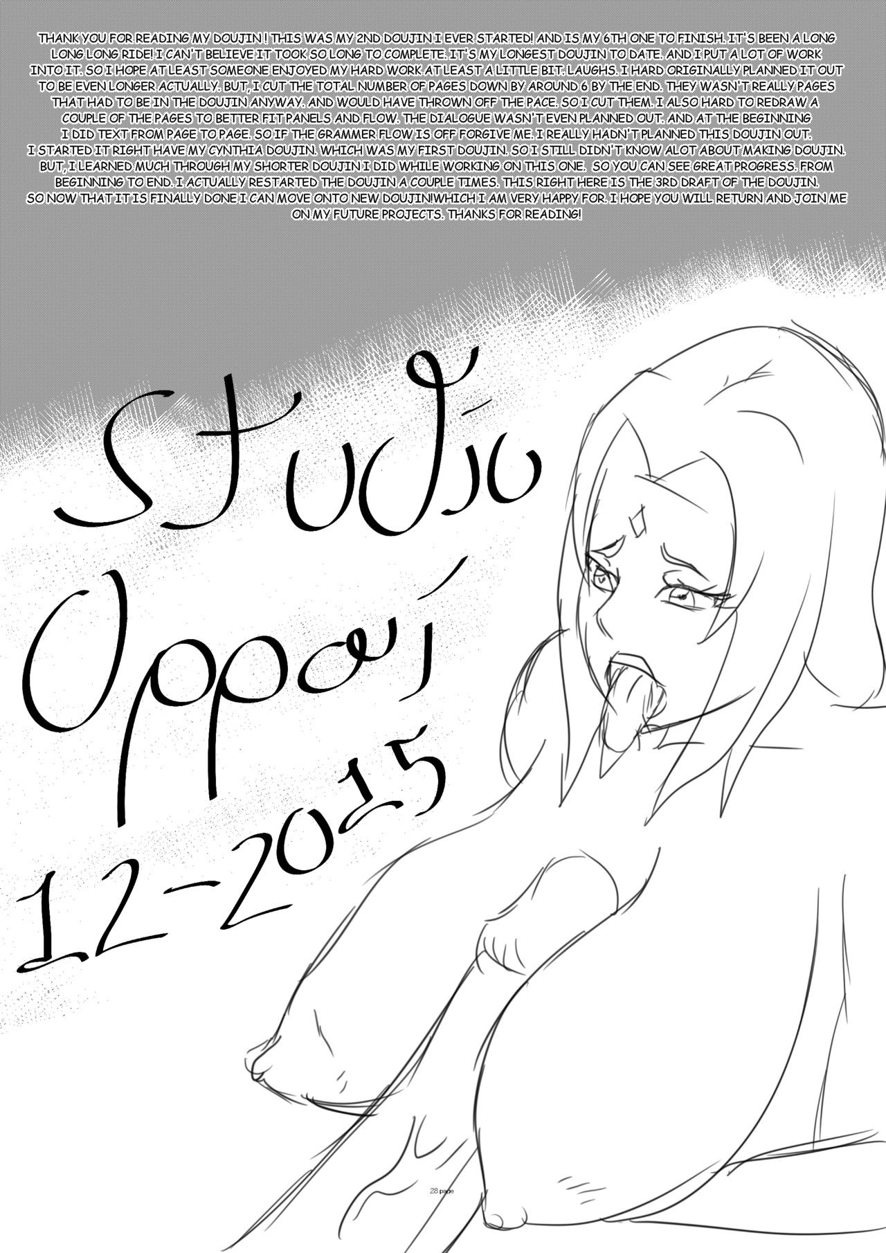 Studio Oppai - Tsunades Lost Bet (Naruto) porn comic image number 27