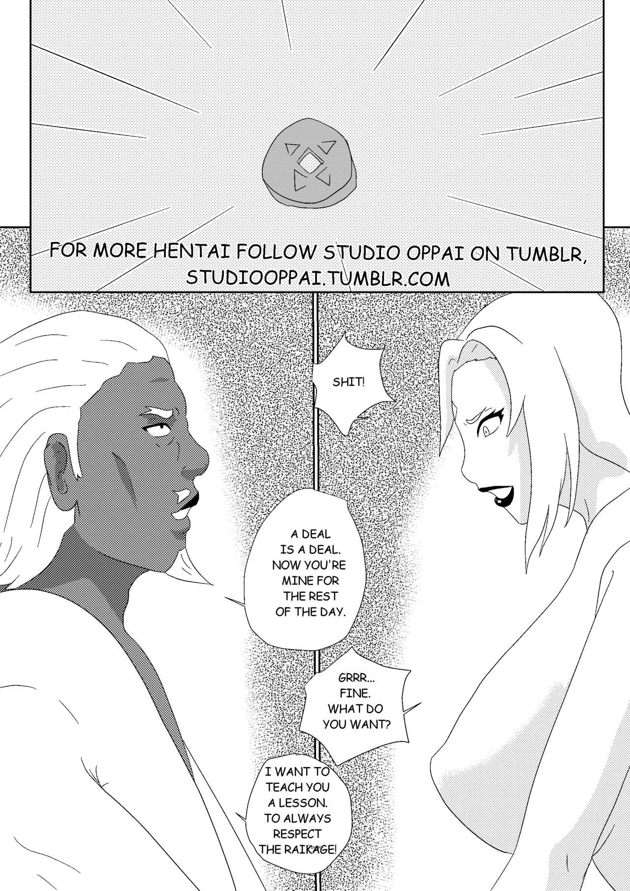 Studio Oppai - Tsunades Lost Bet (Naruto) porn comic image number 3