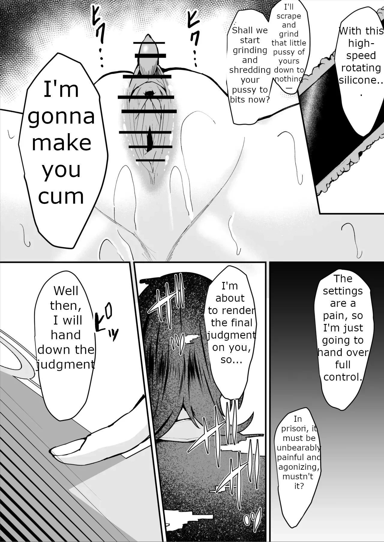 The Story of a Gloomy Execution Officer Who Accidentally Sensation-Blocks Her Own Pussy image number 37