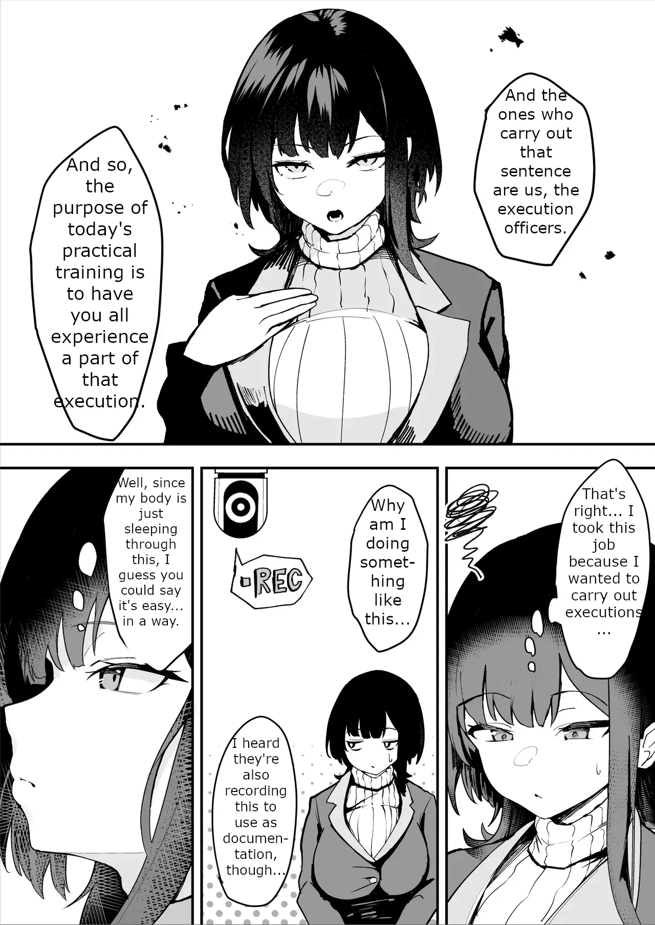 The Story of a Gloomy Execution Officer Who Accidentally Sensation-Blocks Her Own Pussy image number 5