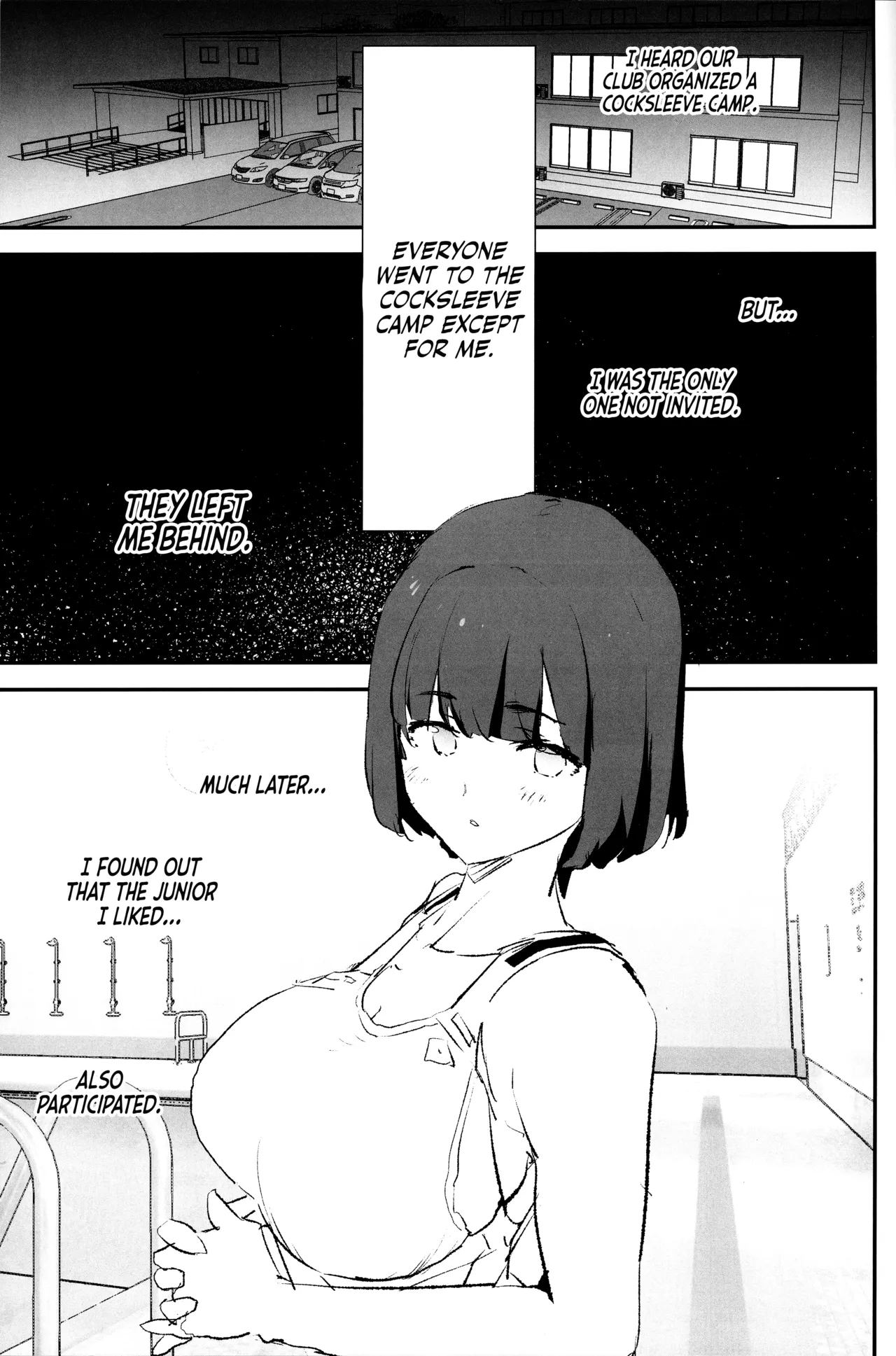 Everyone Went to the Cocksleeve Camp Except  Me  Boku dake Yobare nakatta Onaho Gasshuku + Saki-senpai image number 1