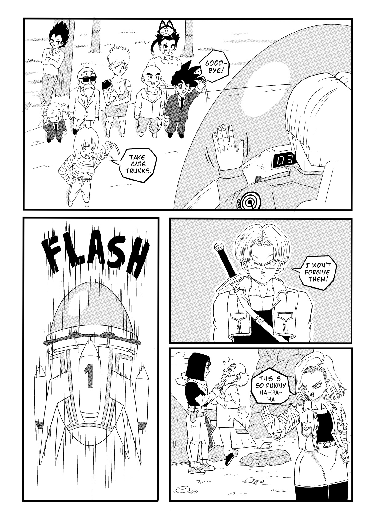 Android 18 Stays in the Future