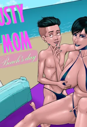 Lusty Mom - Beachs Day [ENG]