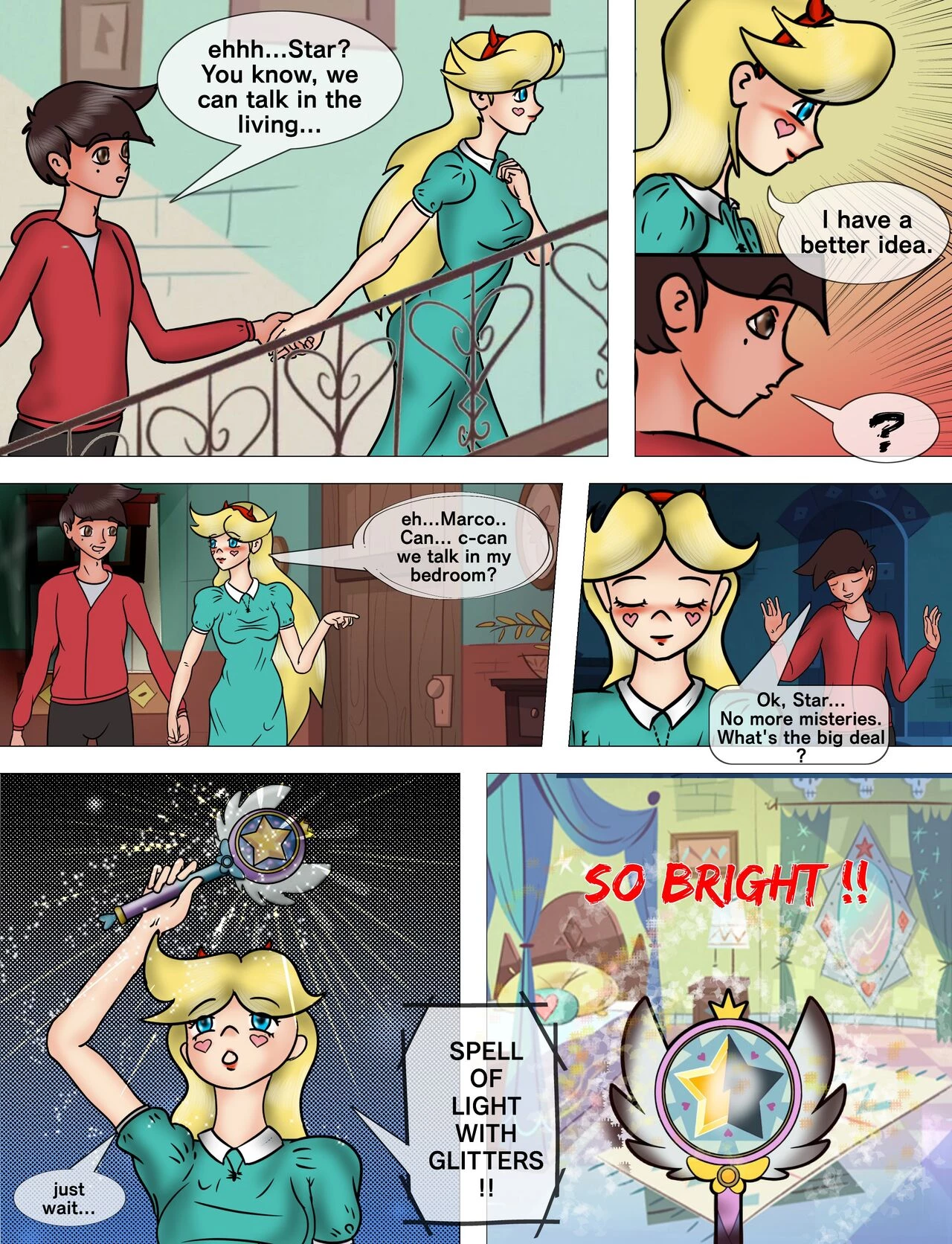 Before I leave: a starco fan comic image number 9