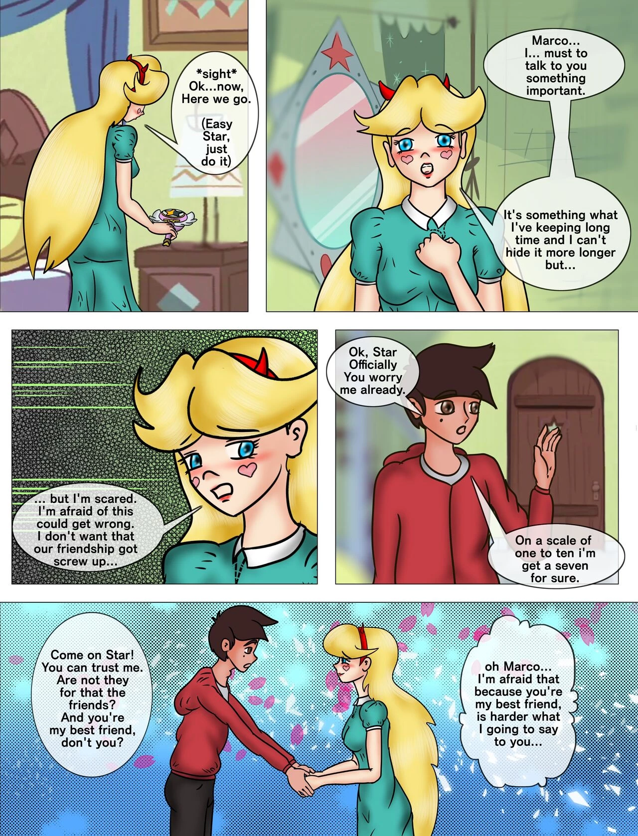 Before I leave: a starco fan comic image number 10