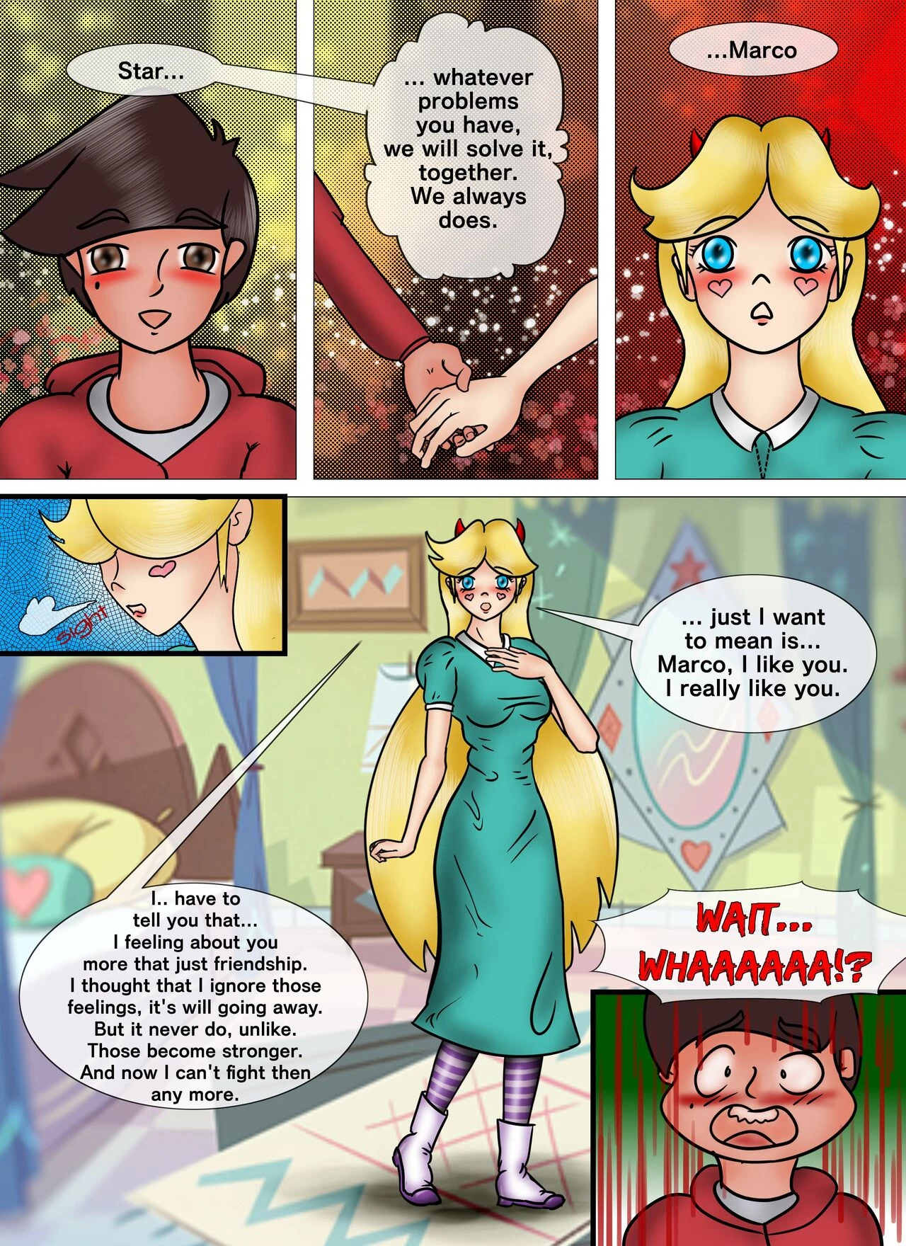 Before I leave: a starco fan comic image number 11