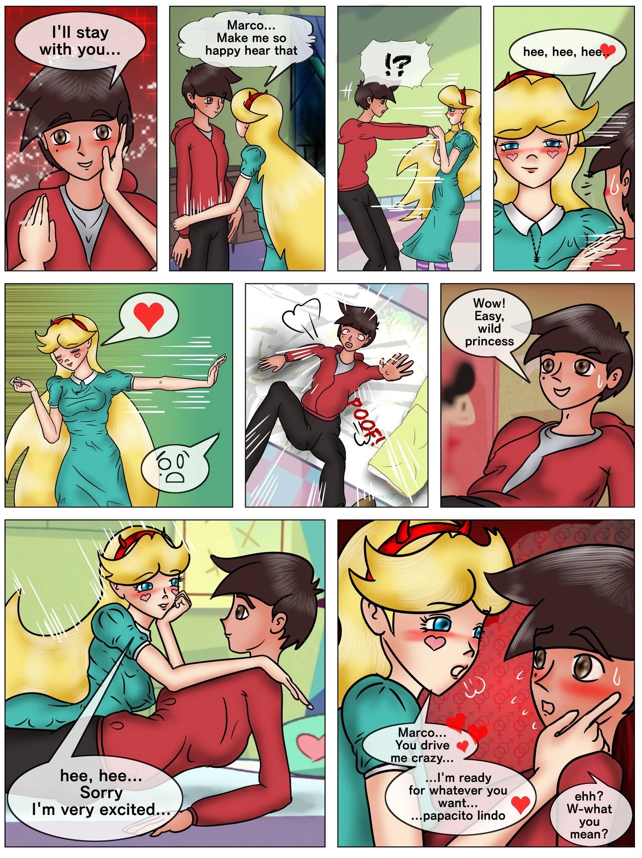 Before I leave: a starco fan comic image number 17