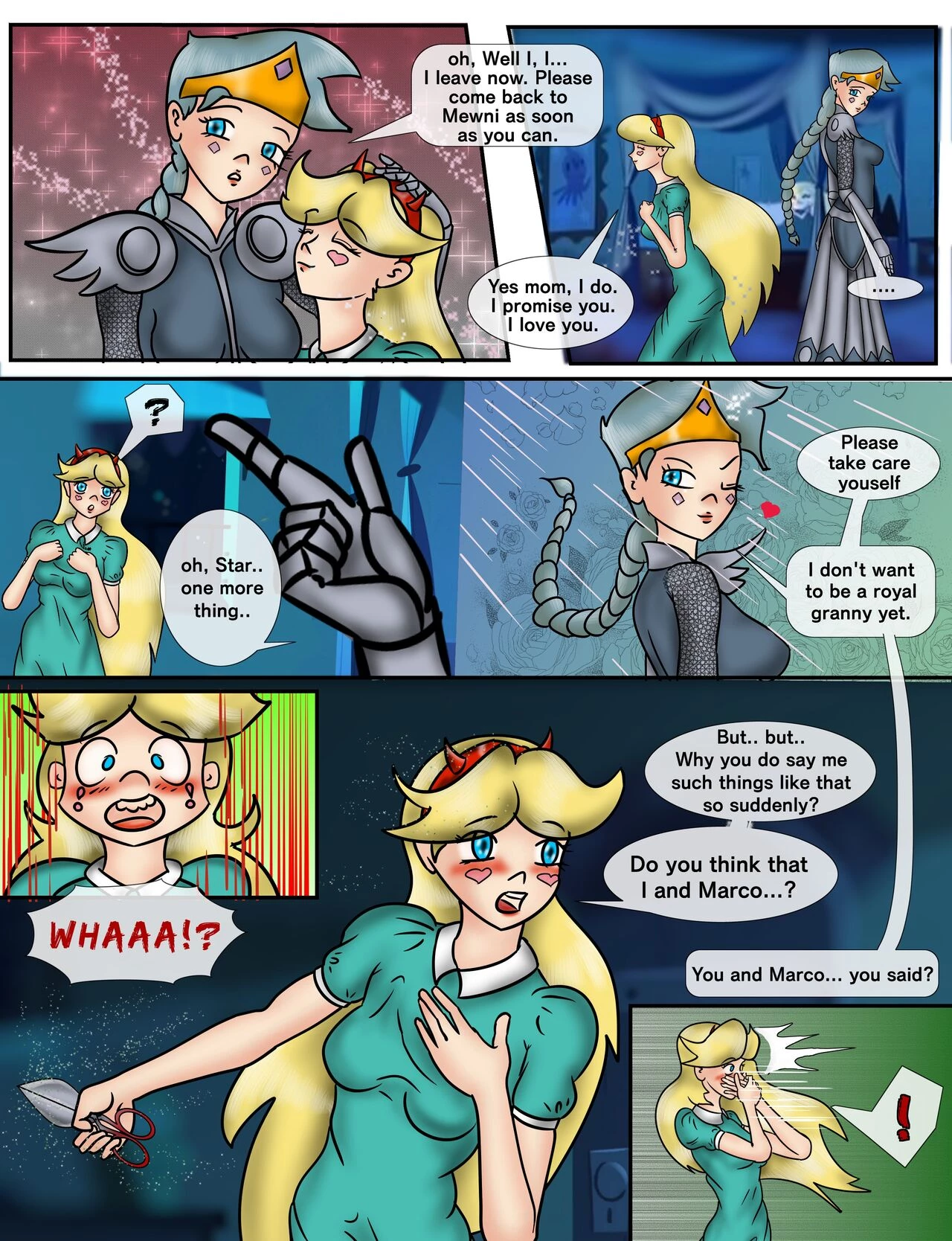 Before I leave: a starco fan comic image number 5