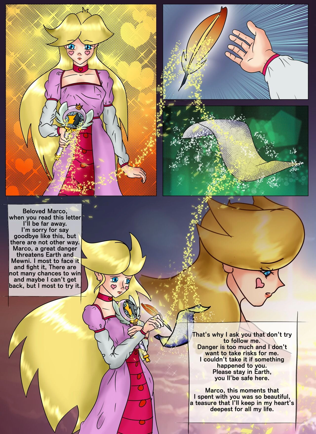 Before I leave: a starco fan comic image number 84