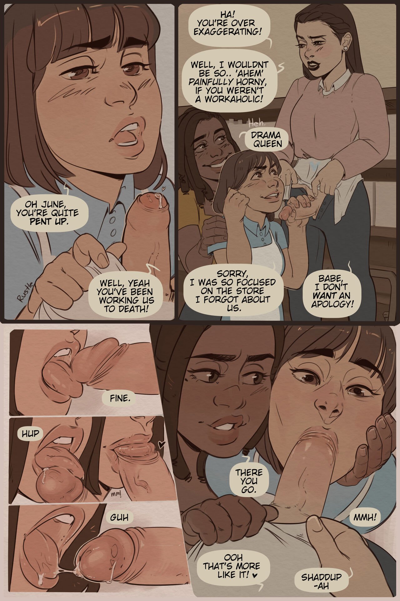 Grand Opening by AlimonyArt porn comic image number 2