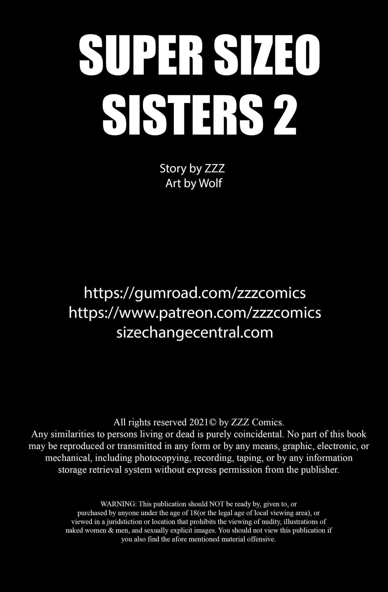 ZZZ COMICS - SUPER SIZEO SISTERS 2 porn comic image number 1