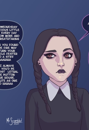 MrScrambled - Happy Halloween with WEDNESDAY! (The Addams Family) porn comic
